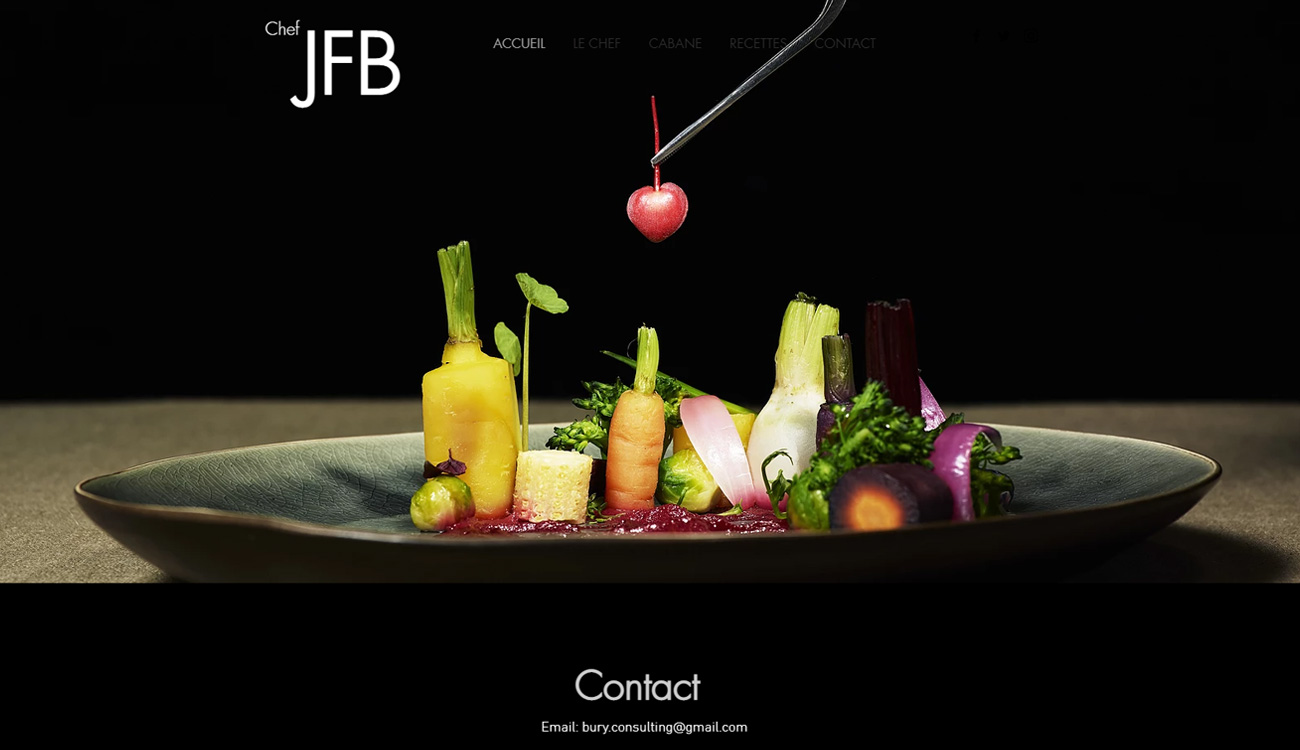 Chef JFB pagina creativa