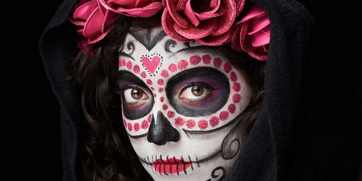 Maquillaje para tiktok de catrina