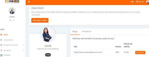 conexxo plataforma de enlaces